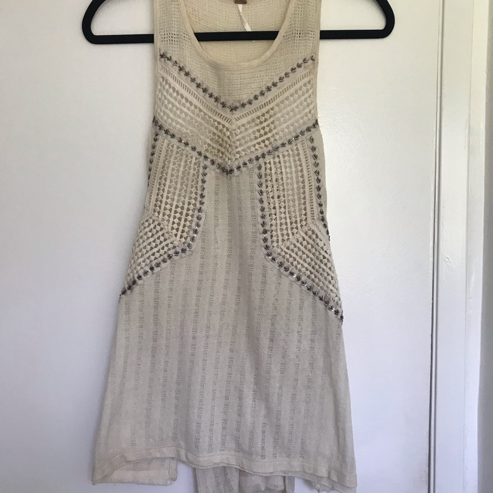 Free People Gently Used Knit Tank Top Size S